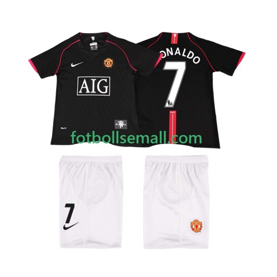 Matchtröjor Manchester United Ronaldo 7 Retro 2007 2008 Kortärmad till Barn (2:a ställ)