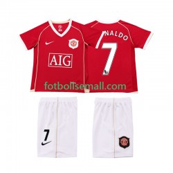 Matchtröjor Manchester United Ronaldo 7 Retro 2006 2007 Kortärmad till Barn (1:a ställ)