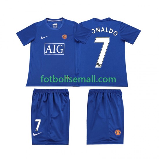 Matchtröjor Manchester United Ronaldo 7 Retro 2008 2009 Kortärmad till Barn (3:e ställ)