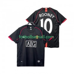 Matchtröjor Manchester United Rooney 10 Retro 2007 2008 Kortärmad till Herr (2:a ställ)