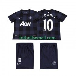 Matchtröjor Manchester United Rooney 10 Retro 2013 2014 Kortärmad till Barn (2:a ställ)