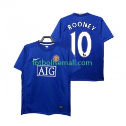 Matchtröjor Manchester United Rooney 10 Retro 2008 2009 Kortärmad till Herr (3:e ställ)