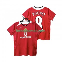 Matchtröjor Manchester United Rooney 8 Retro 2005 2006 Kortärmad till Herr (1:a ställ)