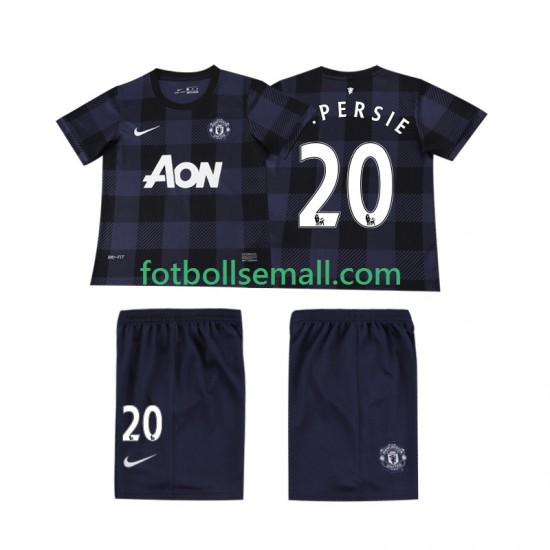 Matchtröjor Manchester United V PERSIE 20 Retro 2013 2014 Kortärmad till Barn (2:a ställ)