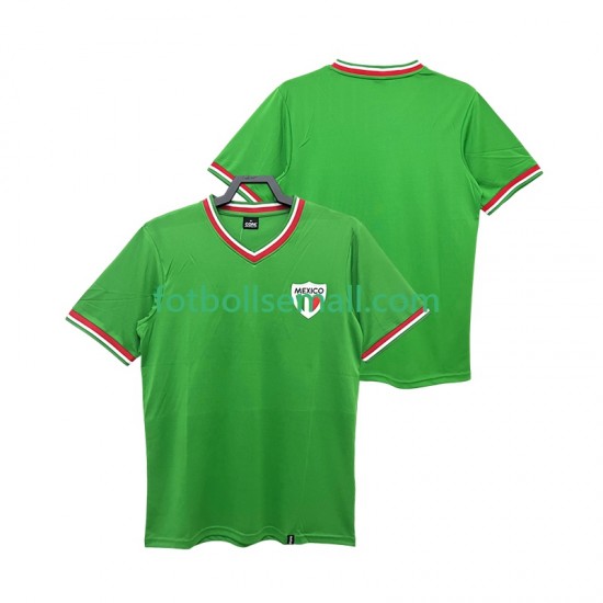 Matchtröjor Mexiko Retro 1970 Kortärmad till Herr (1:a ställ)