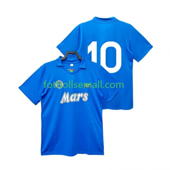 Matchtröjor SSC Napoli 10 Retro 1988 1989 Kortärmad till Herr (1:a ställ)