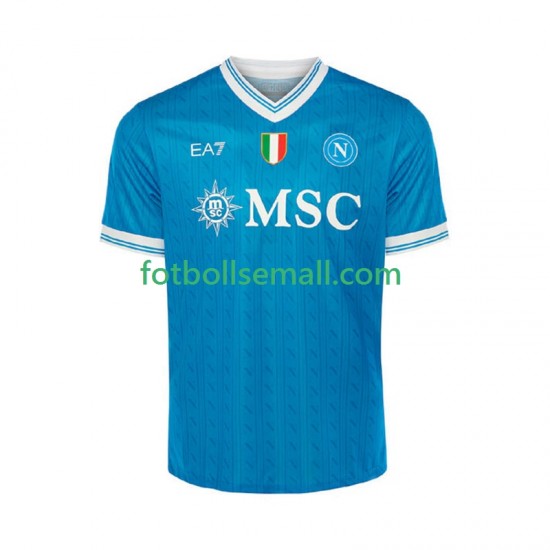 Matchtröjor SSC Napoli 2025-2026 Kortärmad till Herr (1:a ställ)