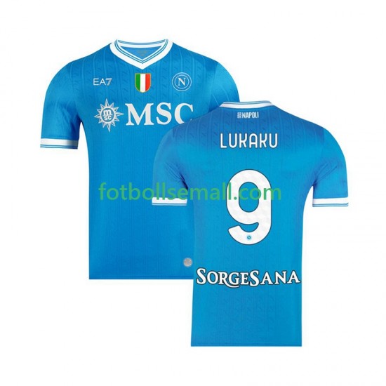Matchtröjor SSC Napoli Romelu Lukaku 9 2025-2026 Kortärmad till Herr (1:a ställ)