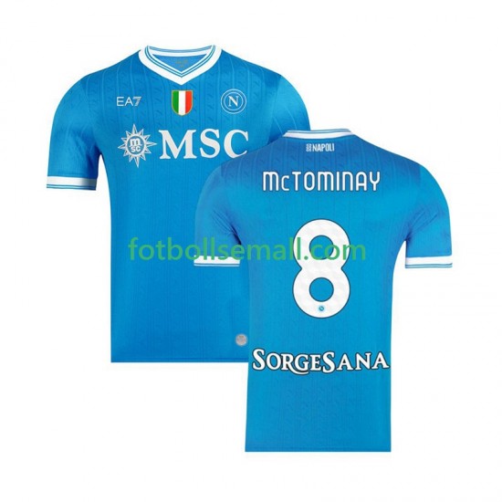 Matchtröjor SSC Napoli Scott McTominay 8 2025-2026 Kortärmad till Herr (1:a ställ)