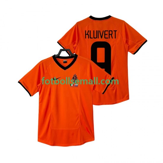 Matchtröjor Nederländerna KLUIVERT 9 Retro 2000 Kortärmad till Herr (1:a ställ)