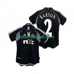 Matchtröjor Newcastle United BARTON 2 Retro 2000 2001 Kortärmad till Herr (2:a ställ)