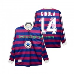 Matchtröjor Newcastle United GINOLA 14 Retro 1995 1997 Långärmad till Herr (2:a ställ)