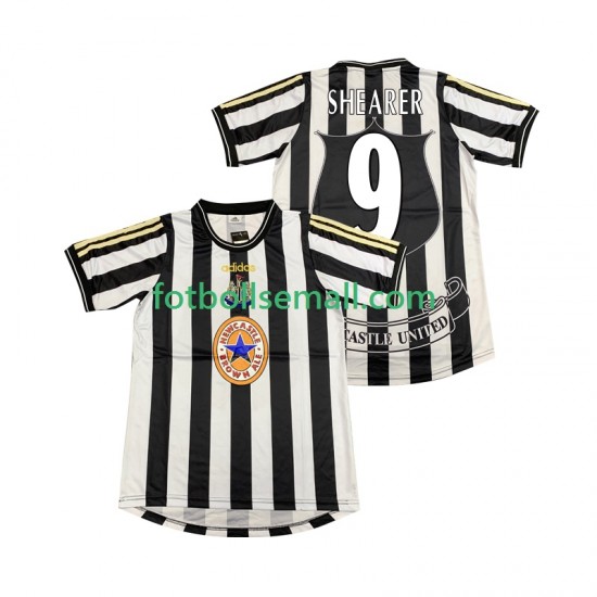 Matchtröjor Newcastle United SHEARER 9 Retro 1997 1999 Kortärmad till Herr (1:a ställ)