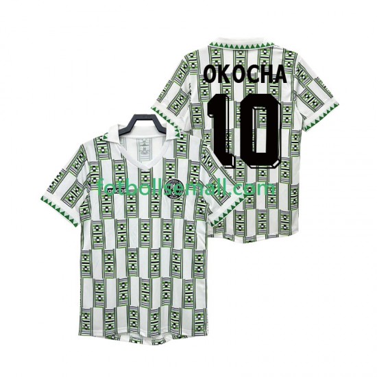 Matchtröjor Nigeria OKOCHA 10 Retro 1994 Kortärmad till Herr (2:a ställ)
