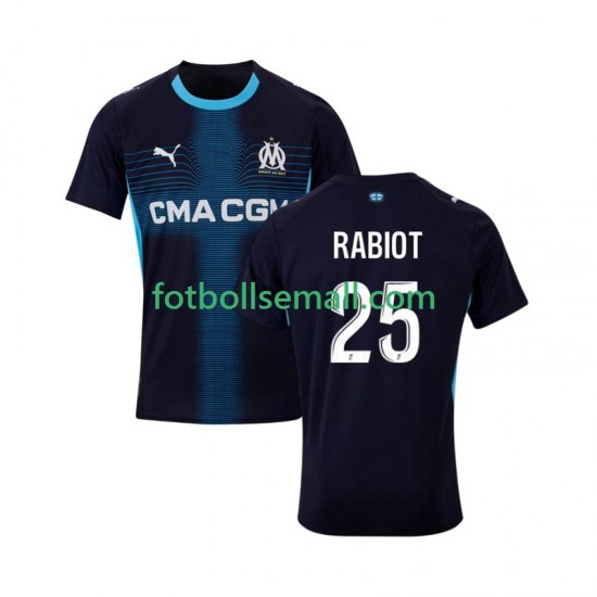 Matchtröjor Olympique de Marseille Adrien Rabiot 25 2025-2026 Kortärmad till Herr (2:a ställ)