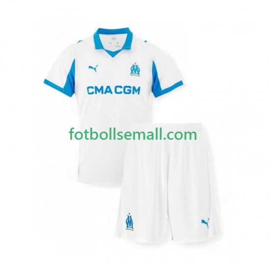 Matchtröjor Olympique de Marseille 2025-2026 Kortärmad till Barn (1:a ställ)