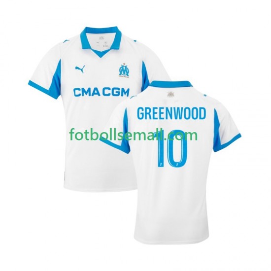 Matchtröjor Olympique de Marseille Mason Greenwood 10 2025-2026 Kortärmad till Herr (1:a ställ)