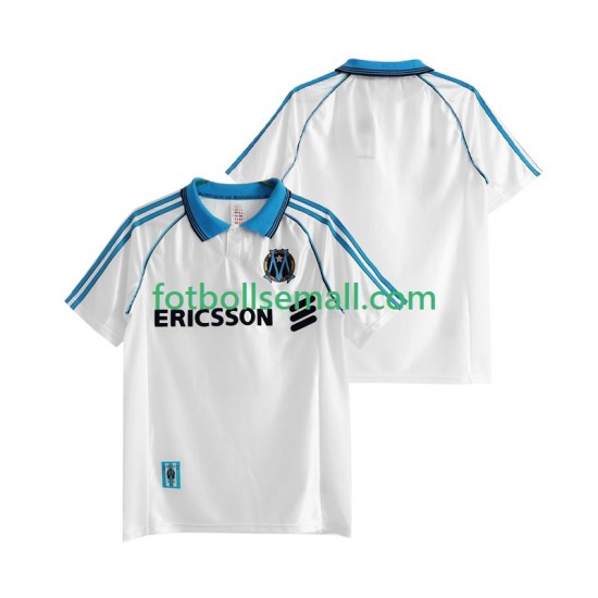 Matchtröjor Olympique de Marseille Retro 1998 1999 Kortärmad till Herr (1:a ställ)