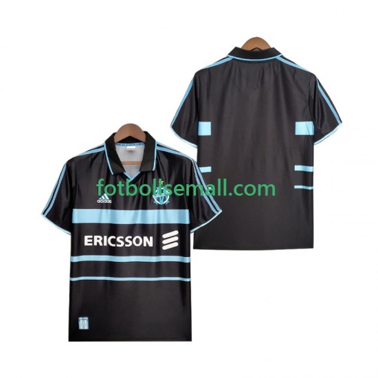 Matchtröjor Olympique de Marseille Retro 1999 2000 Kortärmad till Herr (3:e ställ)