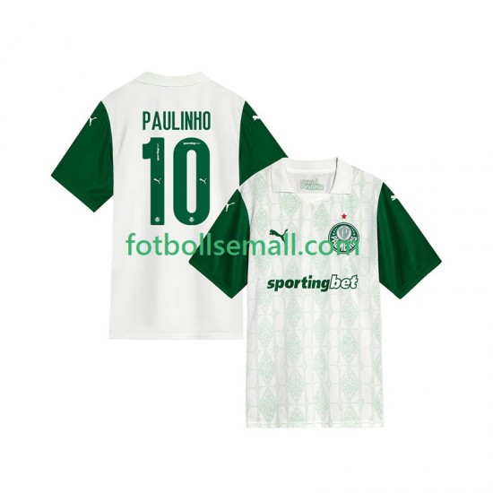 Matchtröjor Palmeiras Paulinho 10 2025-2026 Kortärmad till Herr (2:a ställ)