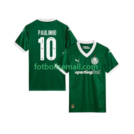Matchtröjor Palmeiras Paulinho 10 2025-2026 Kortärmad till Herr (1:a ställ)