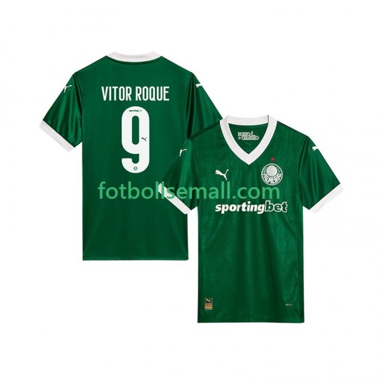 Matchtröjor Palmeiras Vitor Roque 9 2025-2026 Kortärmad till Herr (1:a ställ)