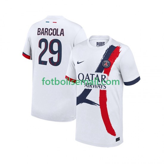 Matchtröjor Paris Saint-Germain Bradley Barcola 29 2025-2026 Kortärmad till Herr (2:a ställ)