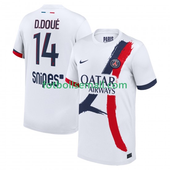 Matchtröjor Paris Saint-Germain Desire Doue 14 2025-2026 Kortärmad till Herr (2:a ställ)