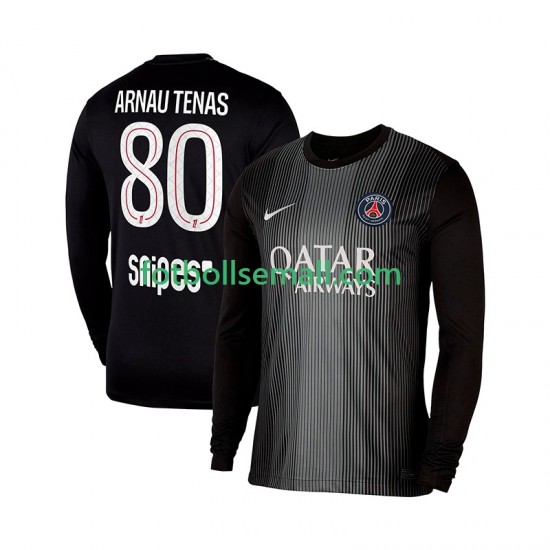 Matchtröjor Paris Saint-Germain Målvaktströja Arnau Tenas 80 2025-2026 Långärmad till Herr (1:a ställ)