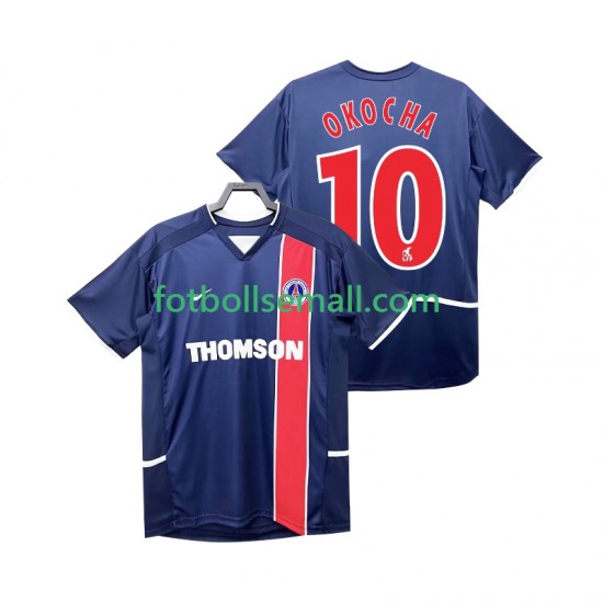 Matchtröjor Paris Saint-Germain OKOCHA 10 Retro 2002 2003 Kortärmad till Herr (1:a ställ)