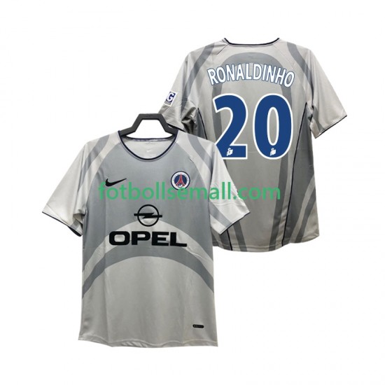Matchtröjor Paris Saint-Germain RONALDINHO 20 Retro 2001 2002 Kortärmad till Herr (2:a ställ)