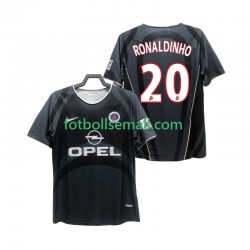 Matchtröjor Paris Saint-Germain RONALDINHO 20 Retro 2001 2002 Kortärmad till Herr (3:e ställ)