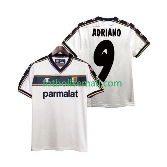 Matchtröjor Parma ADRIANO 9 Retro 2002 2003 Kortärmad till Herr (2:a ställ)