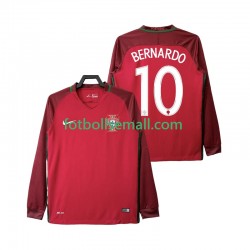 Matchtröjor Portugal BERNARDO 10 Retro 2016 Långärmad till Herr (1:a ställ)