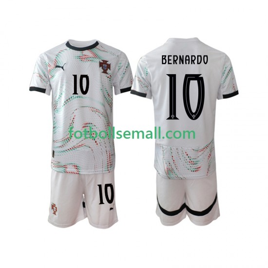 Matchtröjor Portugal Bernardo Silva 10 2025-2026 Kortärmad till Barn (2:a ställ)