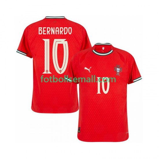 Matchtröjor Portugal Bernardo Silva 10 2025-2026 Kortärmad till Herr (1:a ställ)