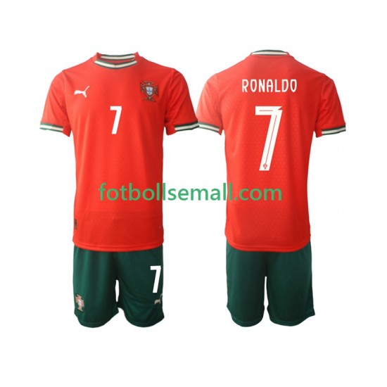 Matchtröjor Portugal Cristiano Ronaldo 7 2025 Kortärmad till Barn (1:a ställ)