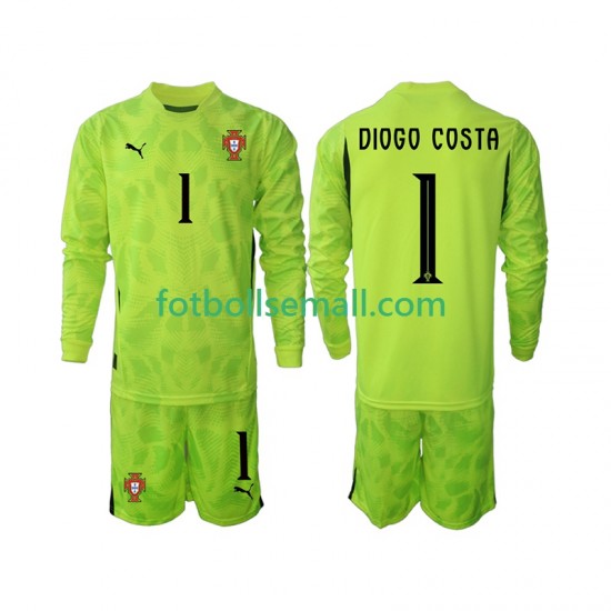 Matchtröjor Portugal Målvaktströja Diogo Costa 1 2025 Långärmad till Barn (1:a ställ)