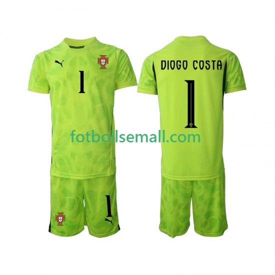 Matchtröjor Portugal Målvaktströja Diogo Costa 1 2025 Kortärmad till Barn (1:a ställ)