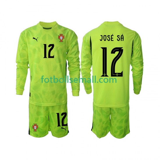 Matchtröjor Portugal Målvaktströja Jose Sa 12 2025 Långärmad till Barn (1:a ställ)