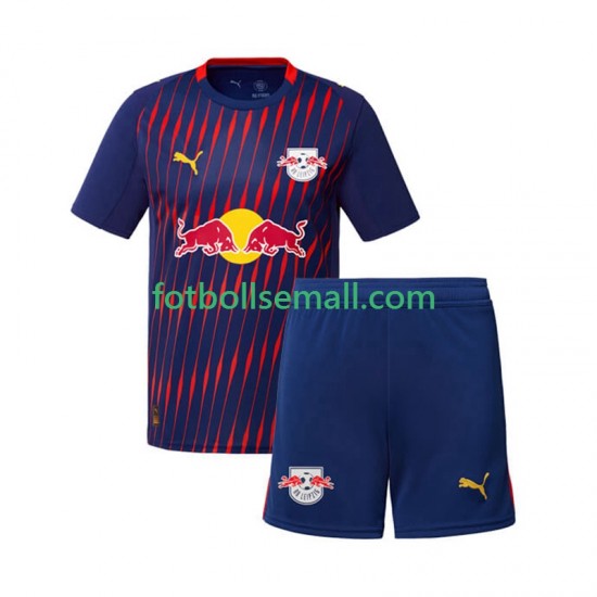 Matchtröjor RB Leipzig 2025-2026 Kortärmad till Barn (2:a ställ)