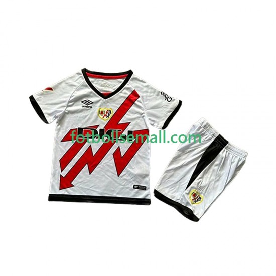 Matchtröjor Rayo Vallecano 2024-2025 Kortärmad till Barn (2:a ställ)