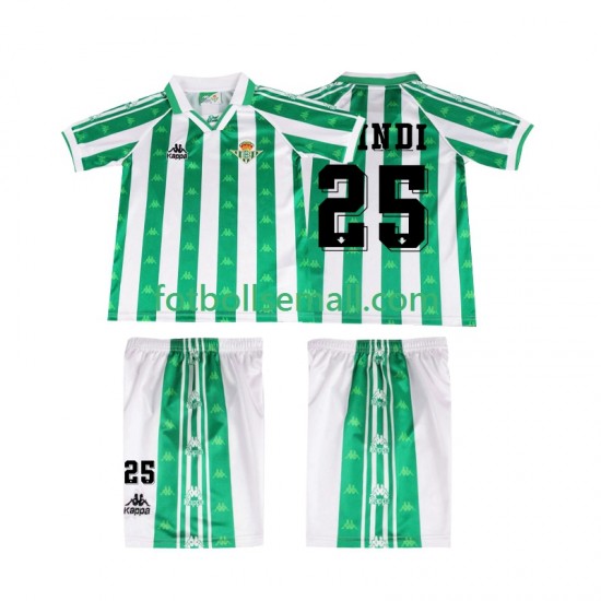Matchtröjor Real Betis FINIDI 25 Retro 1996 1997 Kortärmad till Barn (1:a ställ)