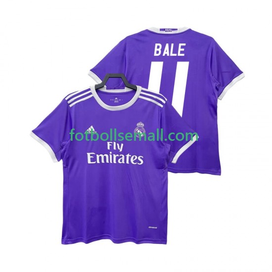 Matchtröjor Real Madrid BALE 11 Retro 2016 2017 Kortärmad till Herr (2:a ställ)