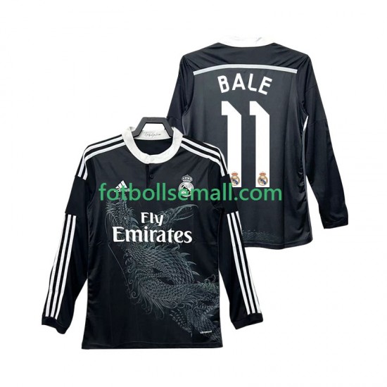Matchtröjor Real Madrid BALE 11 Retro 2014 2015 Långärmad till Herr (3:e ställ)