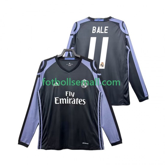 Matchtröjor Real Madrid Bale 11 Retro 2016 2017 Långärmad till Herr (3:e ställ)