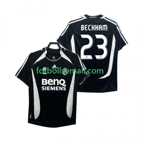 Matchtröjor Real Madrid Beckham 23 Retro 2006 2007 Kortärmad till Herr (3:e ställ)