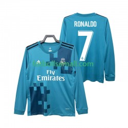 Matchtröjor Real Madrid CRISTIANO RONALDO 7 Retro 2017 2018 Långärmad till Herr (3:e ställ)