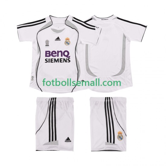 Matchtröjor Real Madrid Retro 2006 2007 Kortärmad till Barn (1:a ställ)
