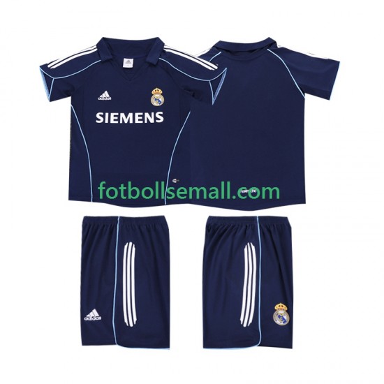 Matchtröjor Real Madrid Retro 2005 2006 Kortärmad till Barn (2:a ställ)